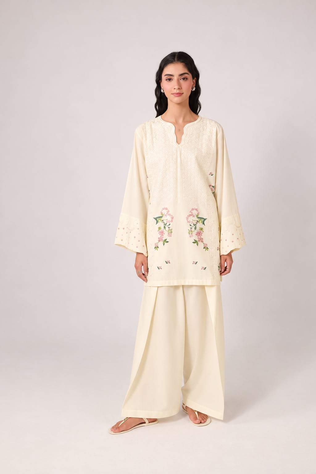 2PC Embroidered Pret - 1374