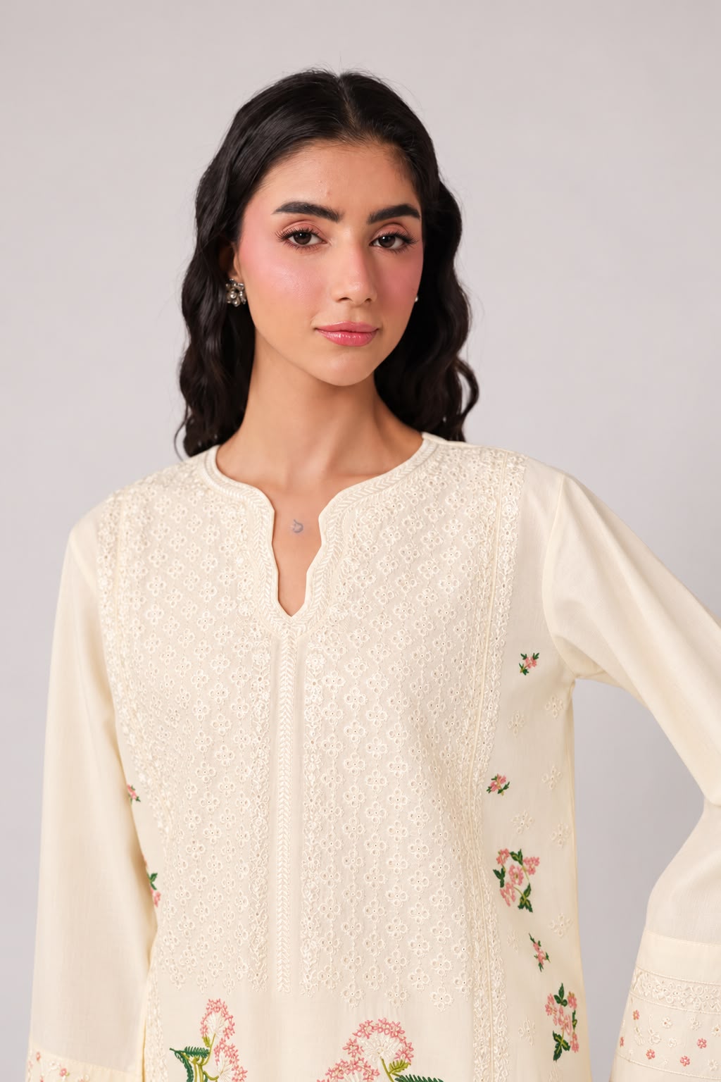 2PC Embroidered Pret - 1374