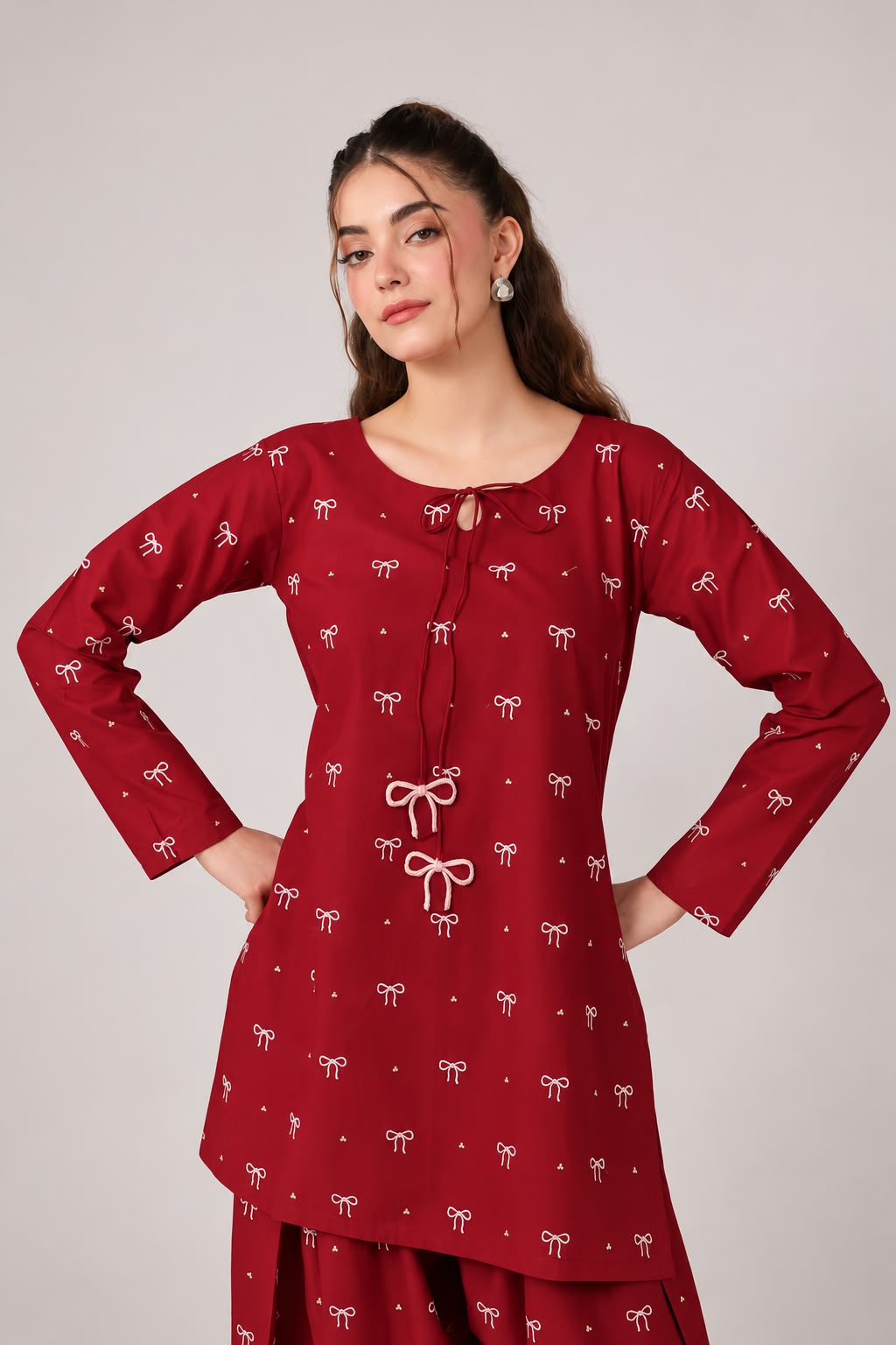 2PC Embroidered Pret - 1288