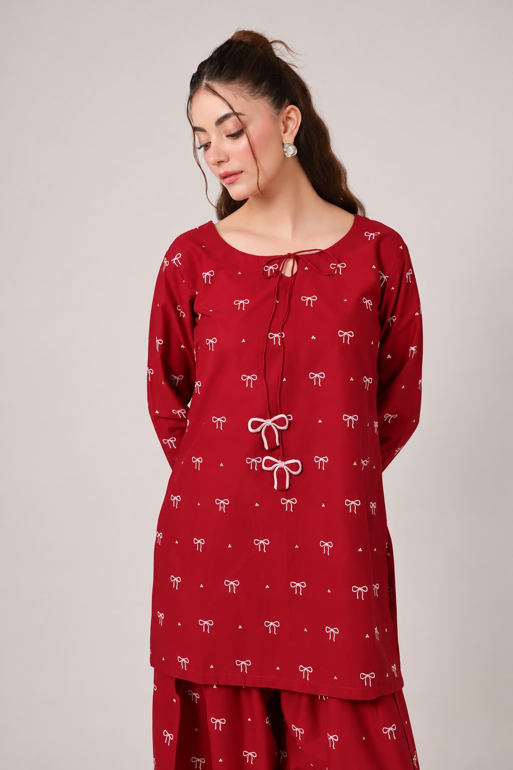 2PC Embroidered Pret - 1288