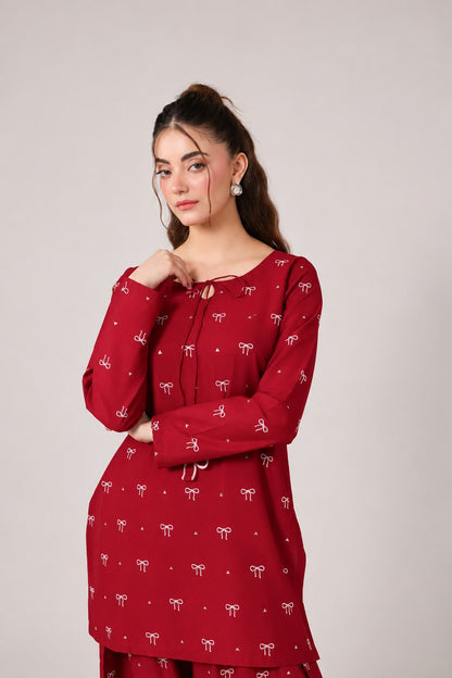 2PC Embroidered Pret - 1288