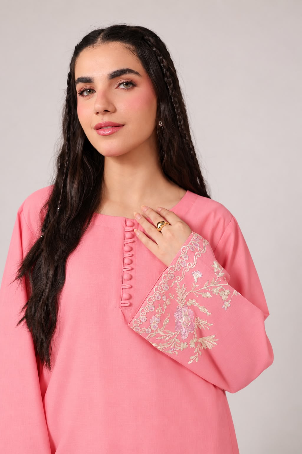 2PC Embroidered Pret - 1276