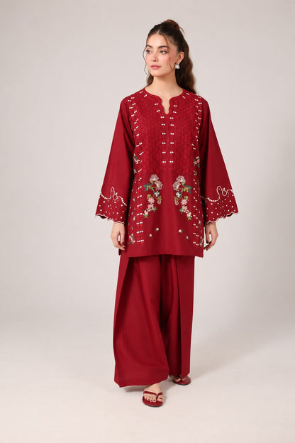 2PC Embroidered Pret - 1362