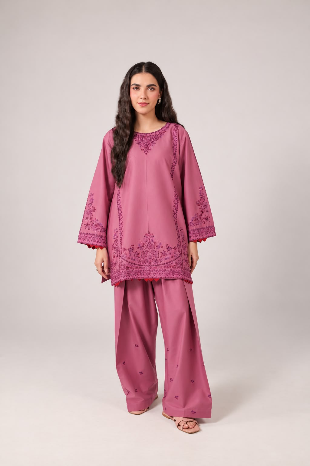 2PC Embroidered Pret - 1283