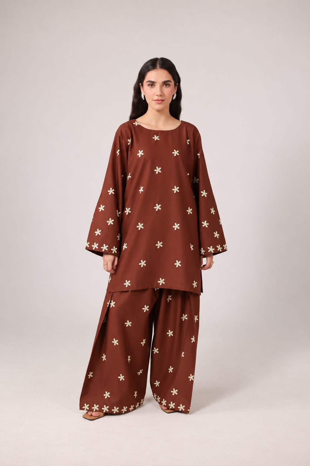 2PC Embroidered Pret - 1302