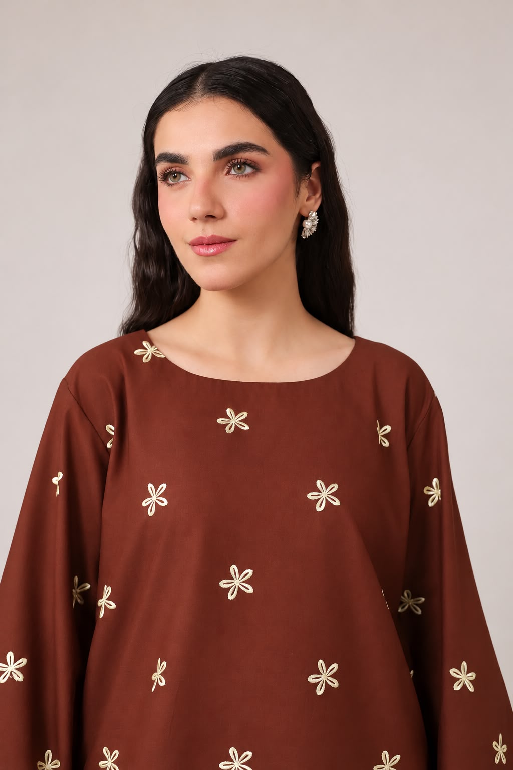 2PC Embroidered Pret - 1302