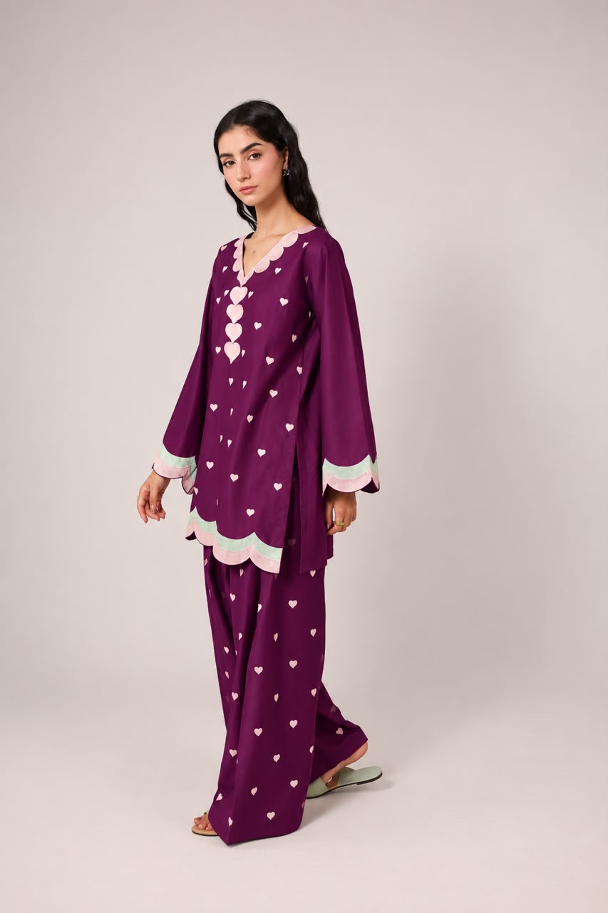 2PC Embroidered Pret - 1378
