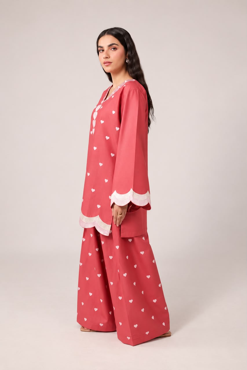 2PC Embroidered Pret - 1381