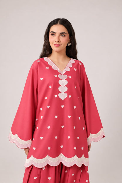 2PC Embroidered Pret - 1381