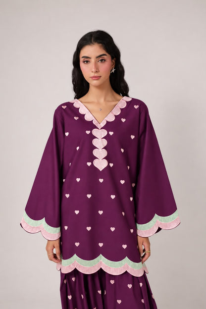 2PC Embroidered Pret - 1378