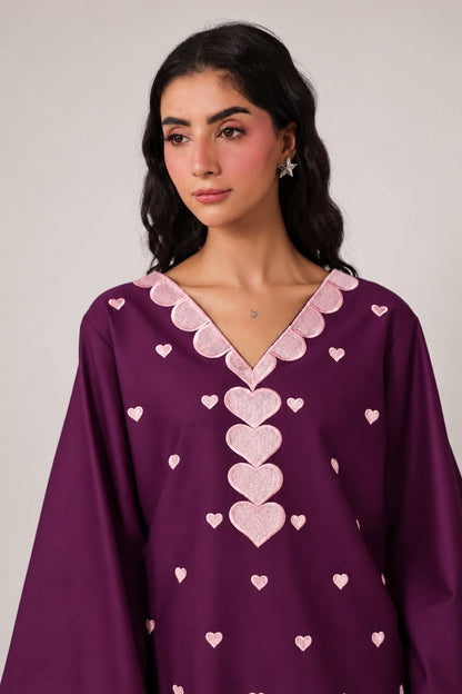 2PC Embroidered Pret - 1378