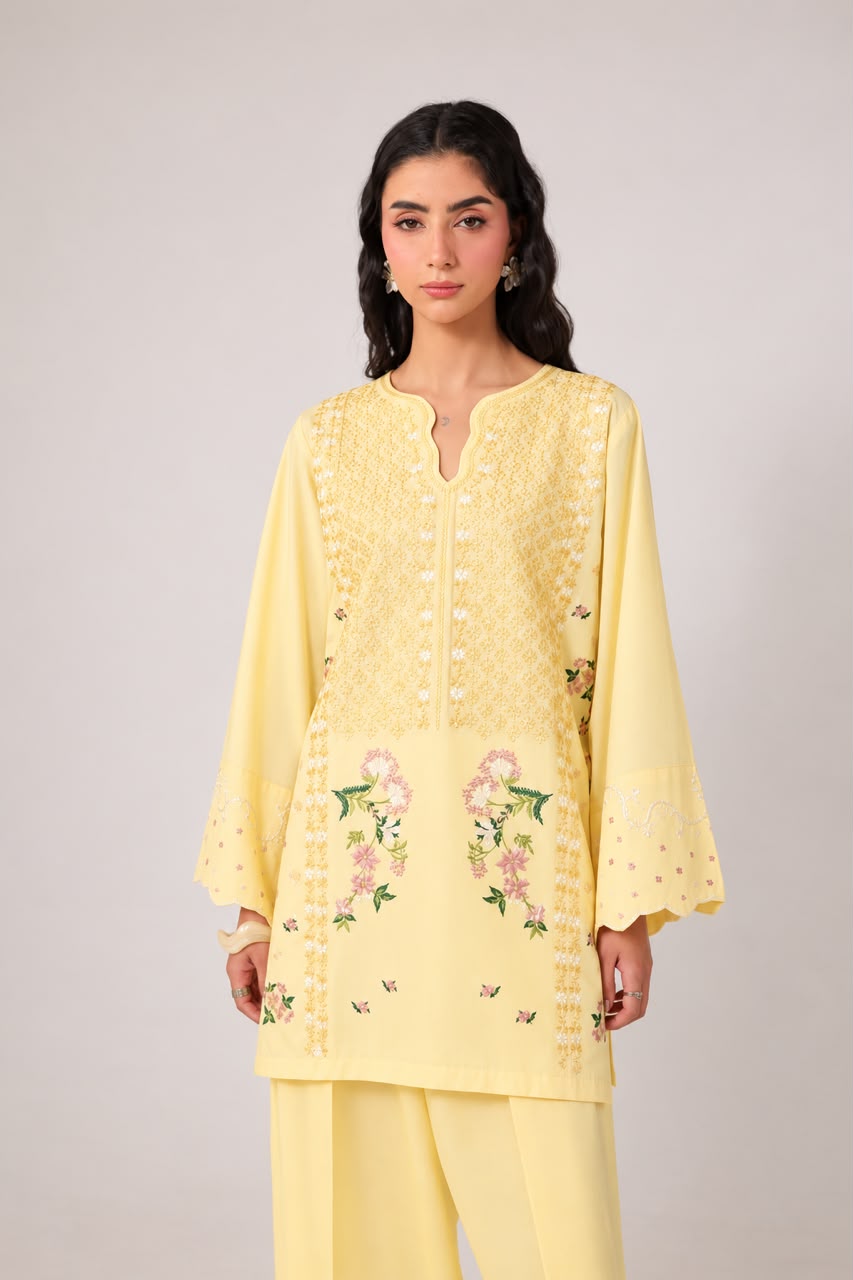 2PC Embroidered Pret - 1371