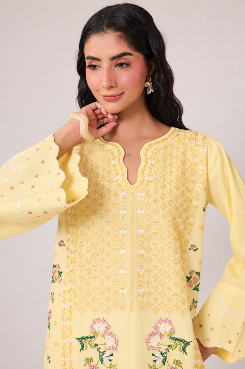 2PC Embroidered Pret - 1371