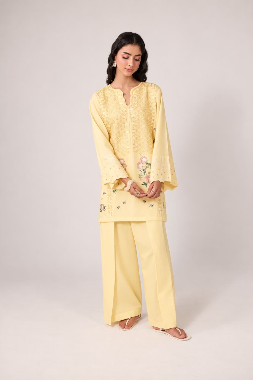 2PC Embroidered Pret - 1371