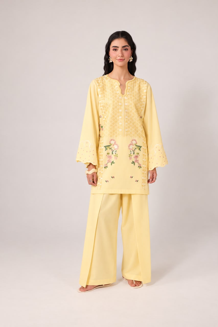 2PC Embroidered Pret - 1371