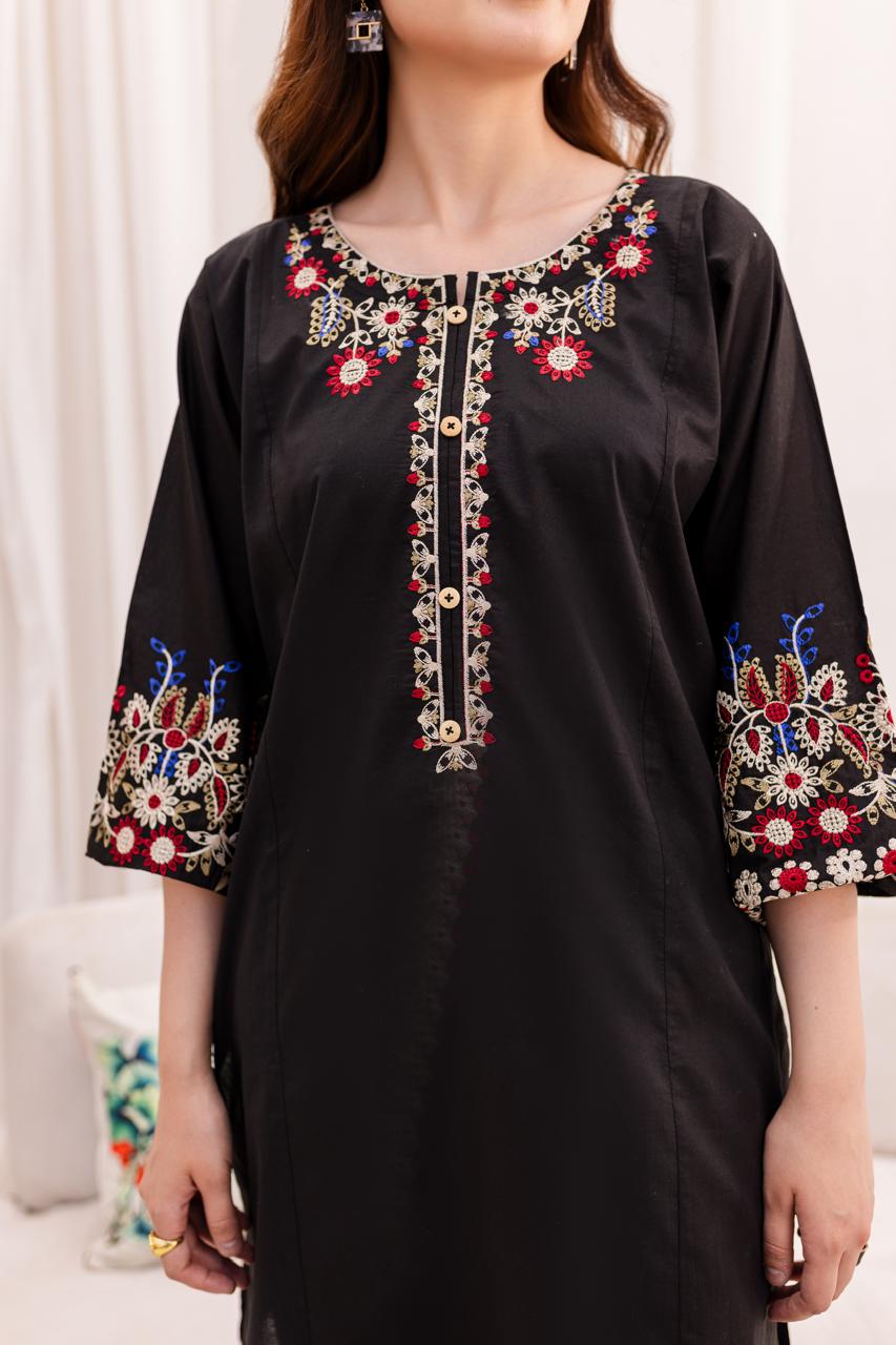 Lawn 2PC Embroidered Dress- 1009