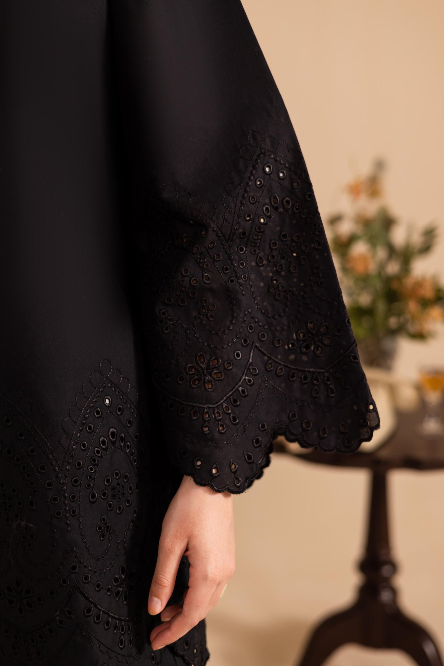 Schiffli Embroidered Co-Ord - 1150