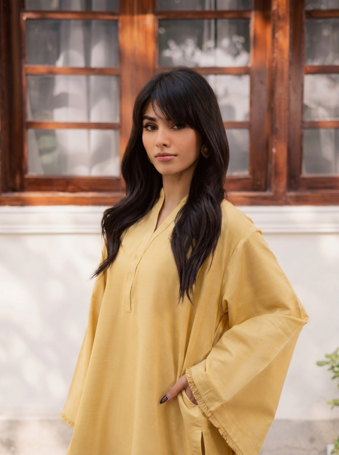 2 PC Lawn Solid FSK 03 – Butter Yellow