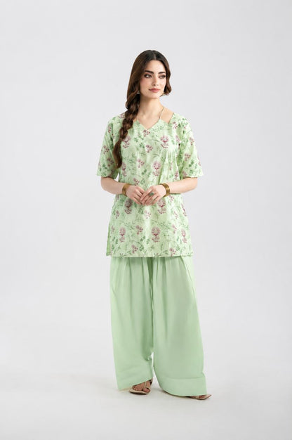 2PC Summer Embroidered Dress - 1349