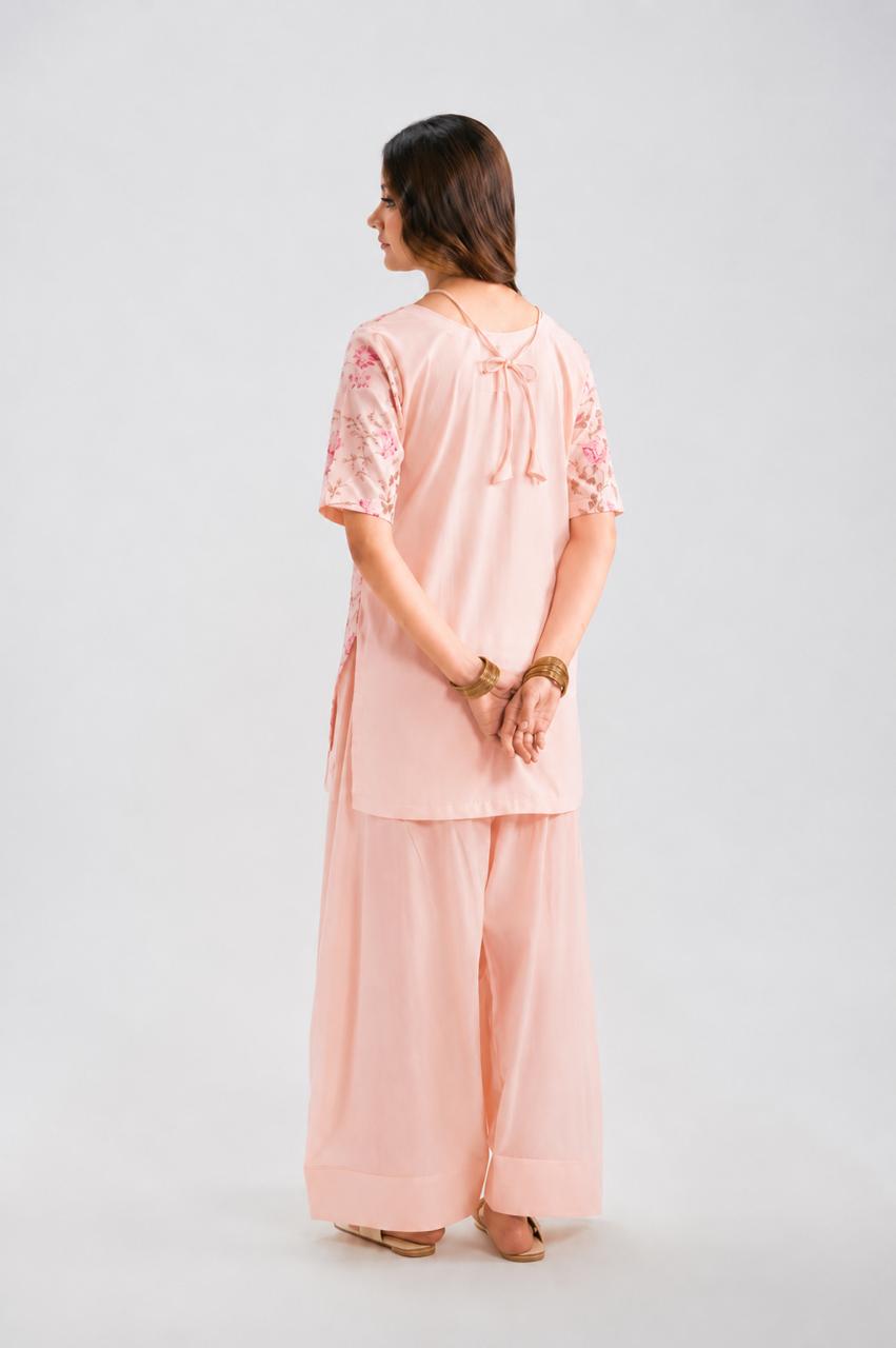 2PC Summer Embroidered Dress - 1350