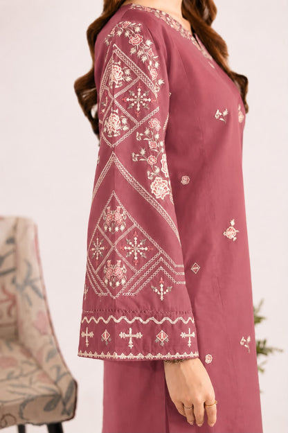 2PC Summer Embroidered Dress - 1322