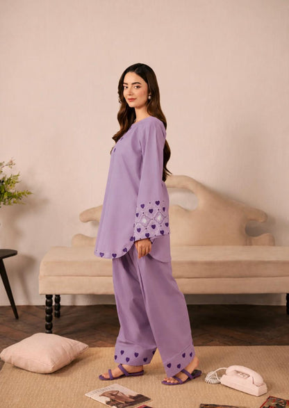 2PC Summer Embroidered Dress - 1335