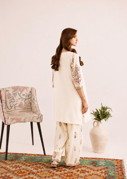 2PC Summer Embroidered Dress - 1340