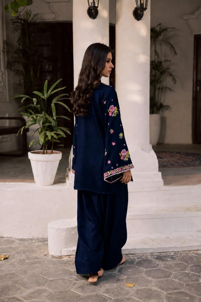 2PC Summer Embroidered Dress - 1355