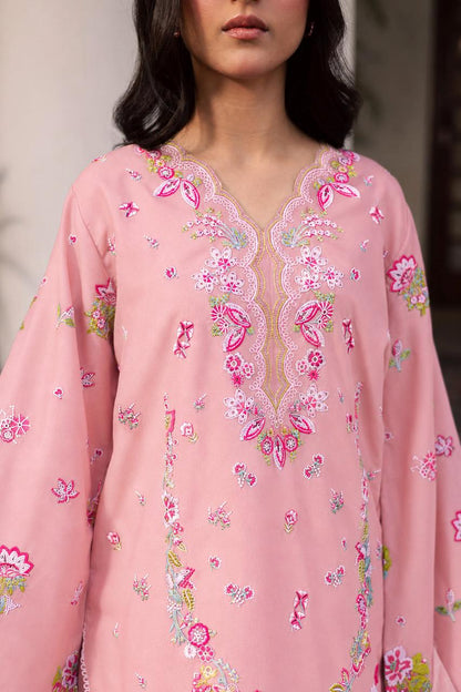 2PC Summer Embroidered Dress - 1356