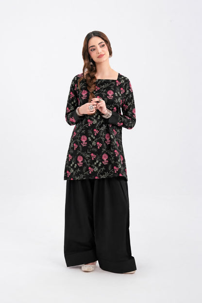 2PC Cambric Embroidered Dress - HM09