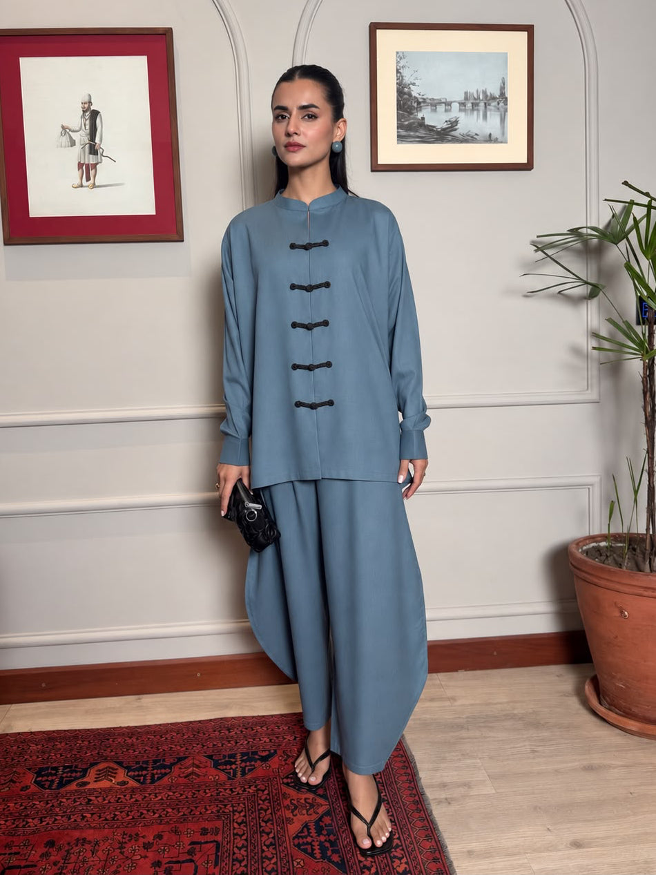 Mandarin Set - Sand Grey