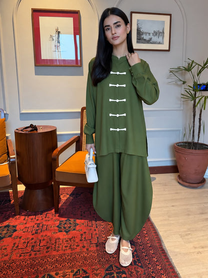 Mandarin Set - Olive
