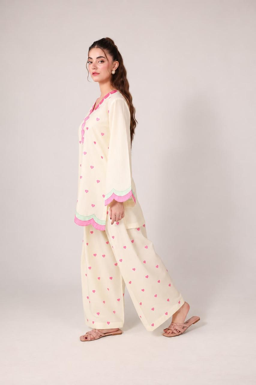 2PC Embroidered Pret - 1375