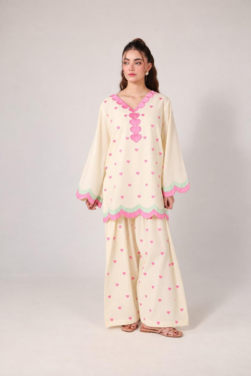 2PC Embroidered Pret - 1375
