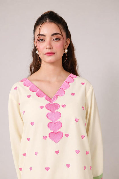 2PC Embroidered Pret - 1375