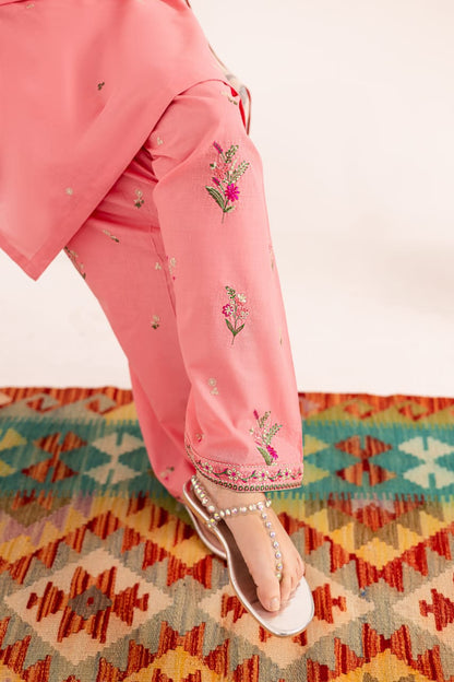 2PC Embroidered Dress - 1128