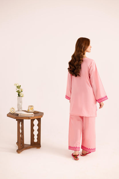 2PC Embroidered Dress - 1127