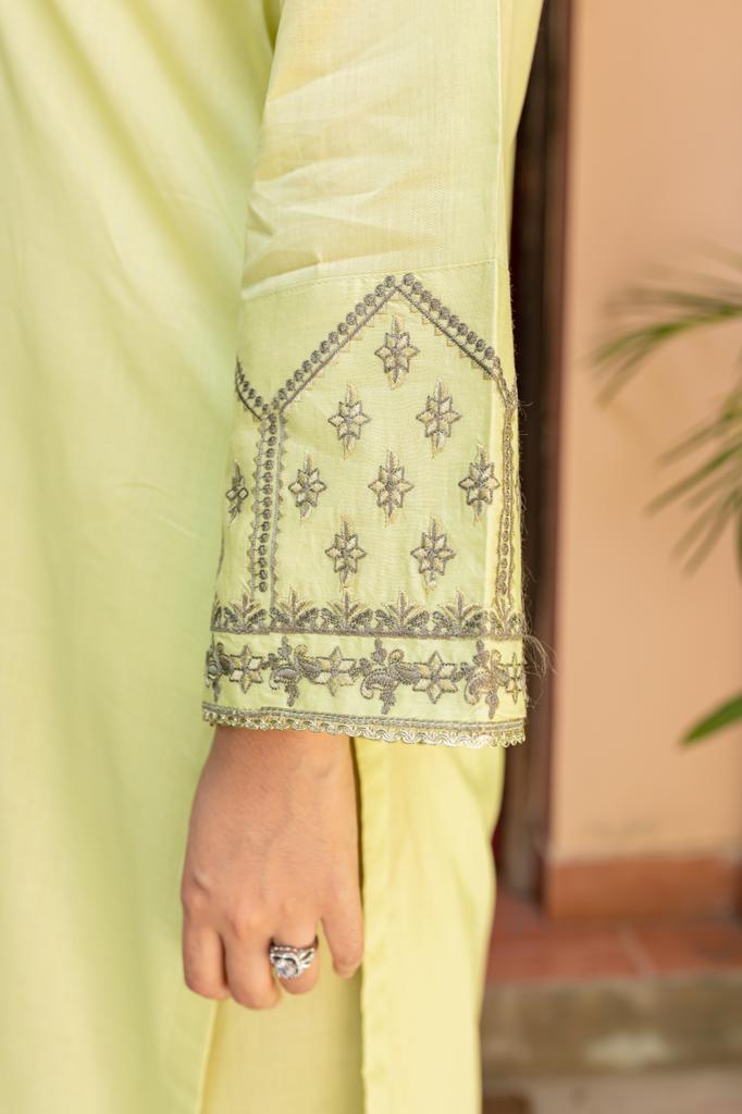 2PC Embroidered Suit PP005